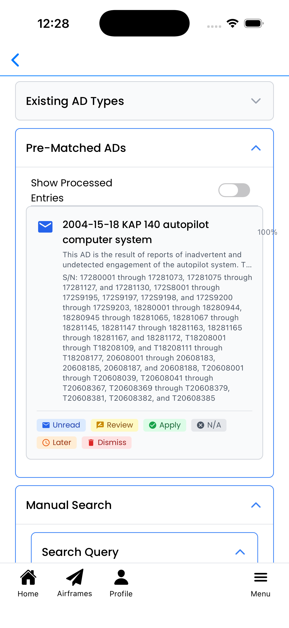 Pre-Matched ADs with AI analysis