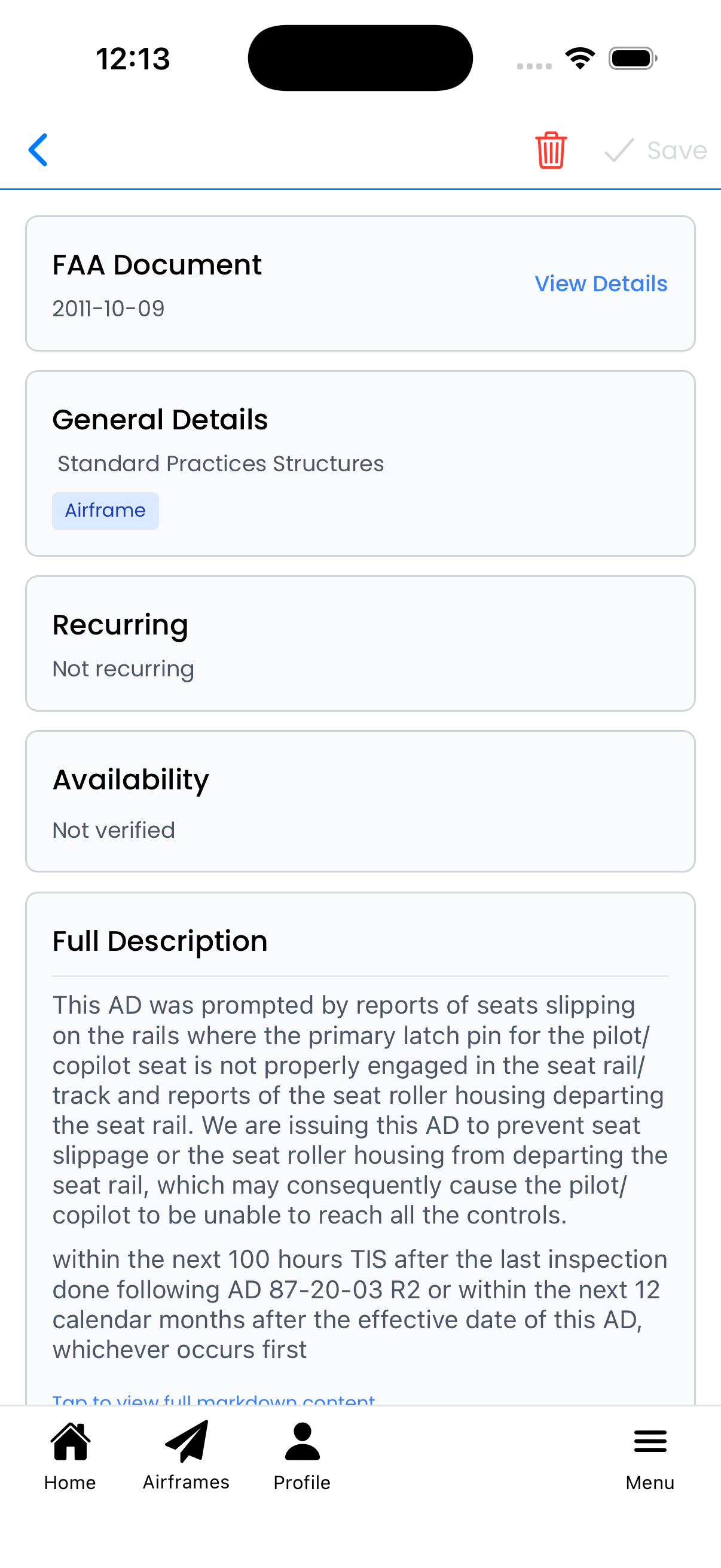 AD Editor screenshot