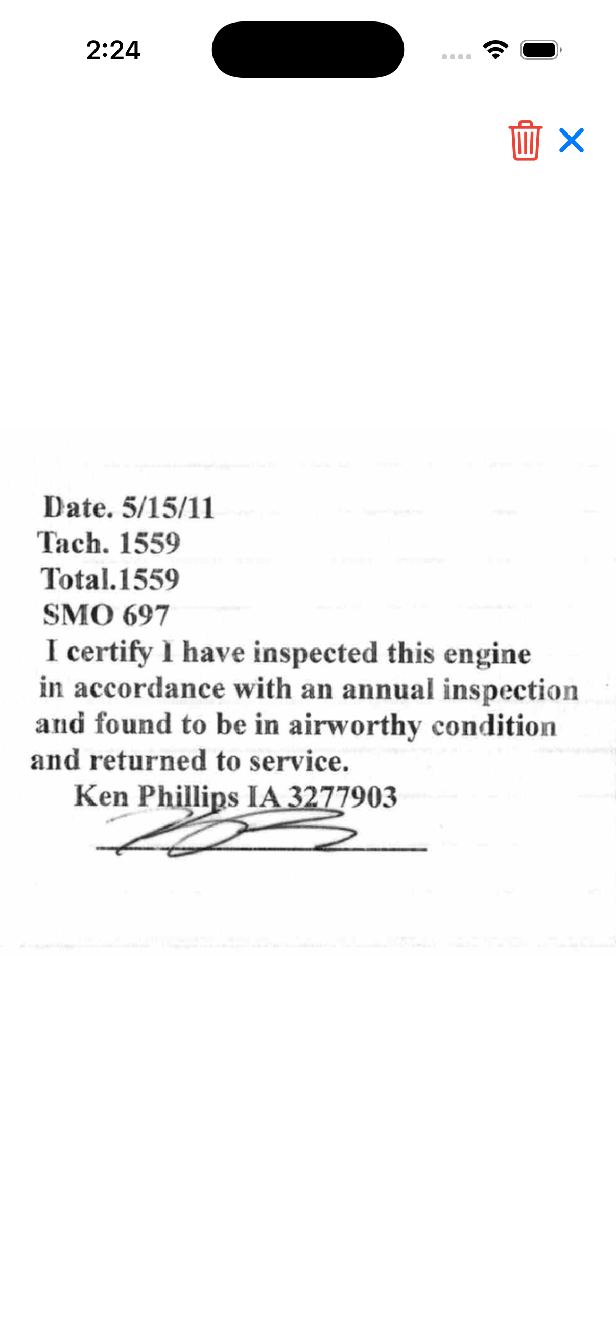 Full-screen photo viewer