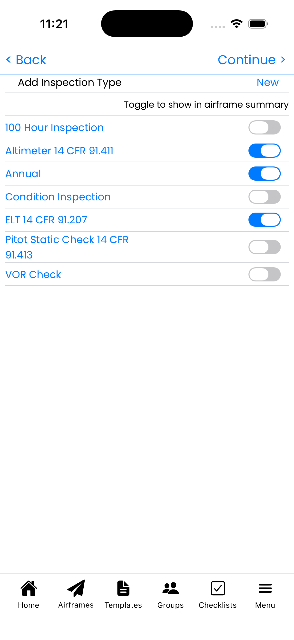 Step 4: Inspection Types
